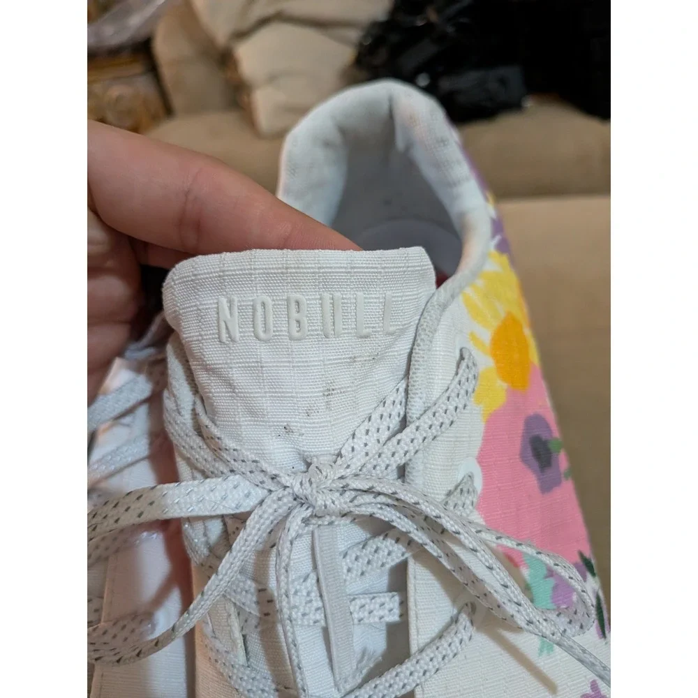 NoBull Matryx Floral Golf Shoes Mens 13.5 White Multicolor Low Top Lace Up